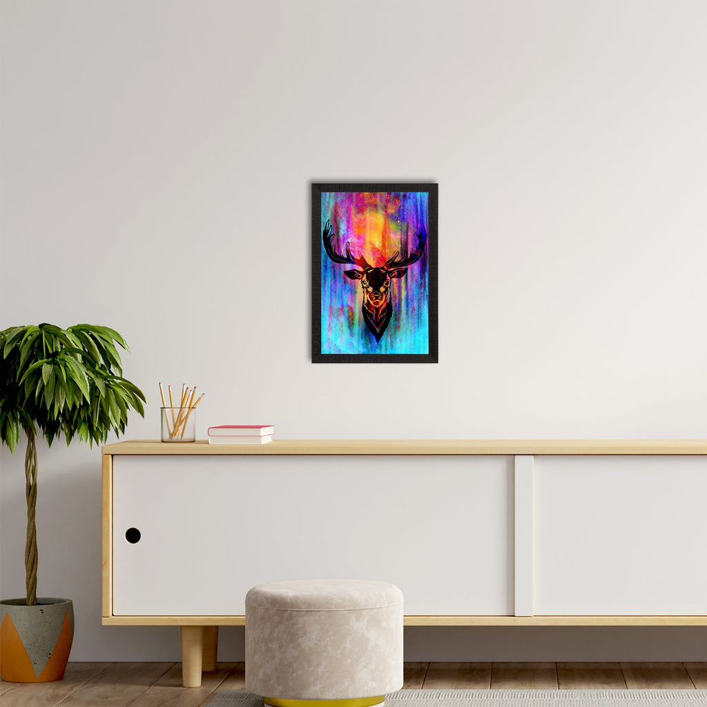 Reindeer Satin Matt Texture UV Art Painting Kafalo