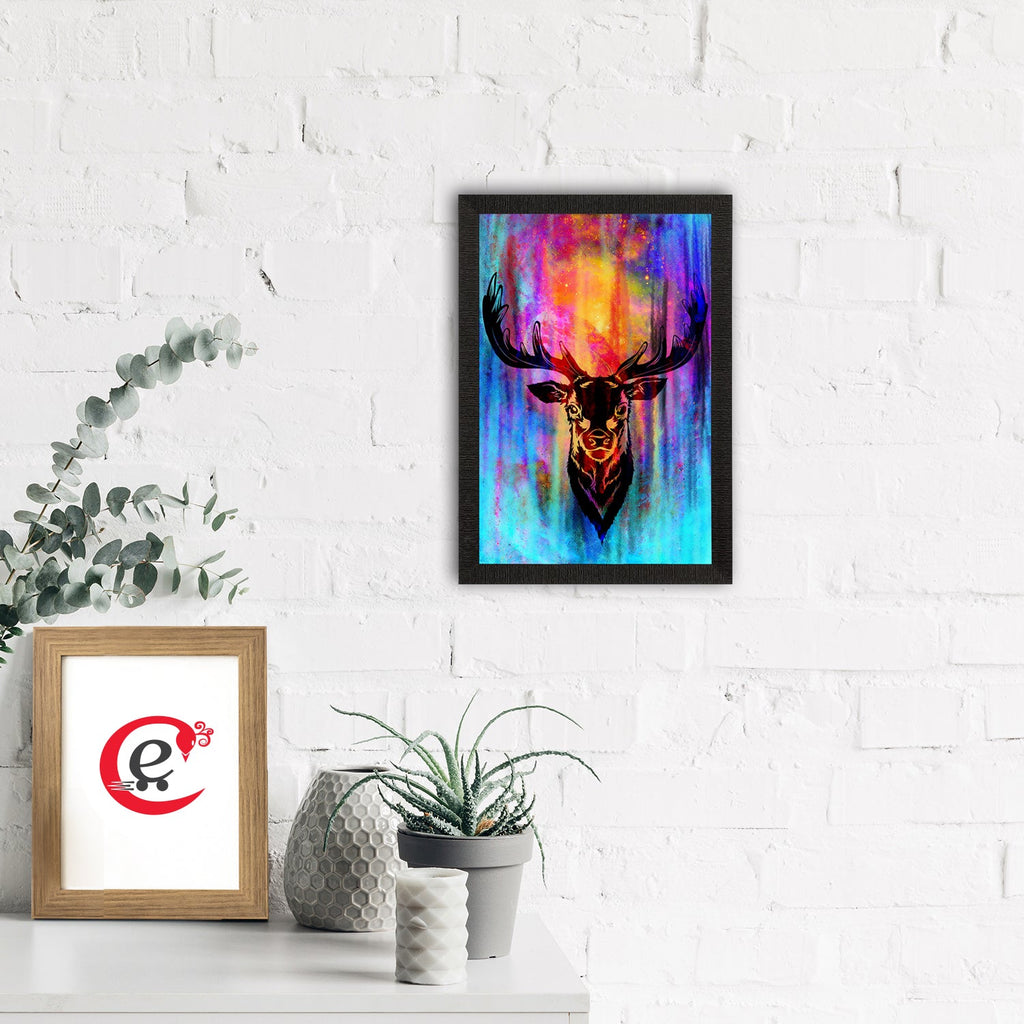 Reindeer Satin Matt Texture UV Art Painting Kafalo