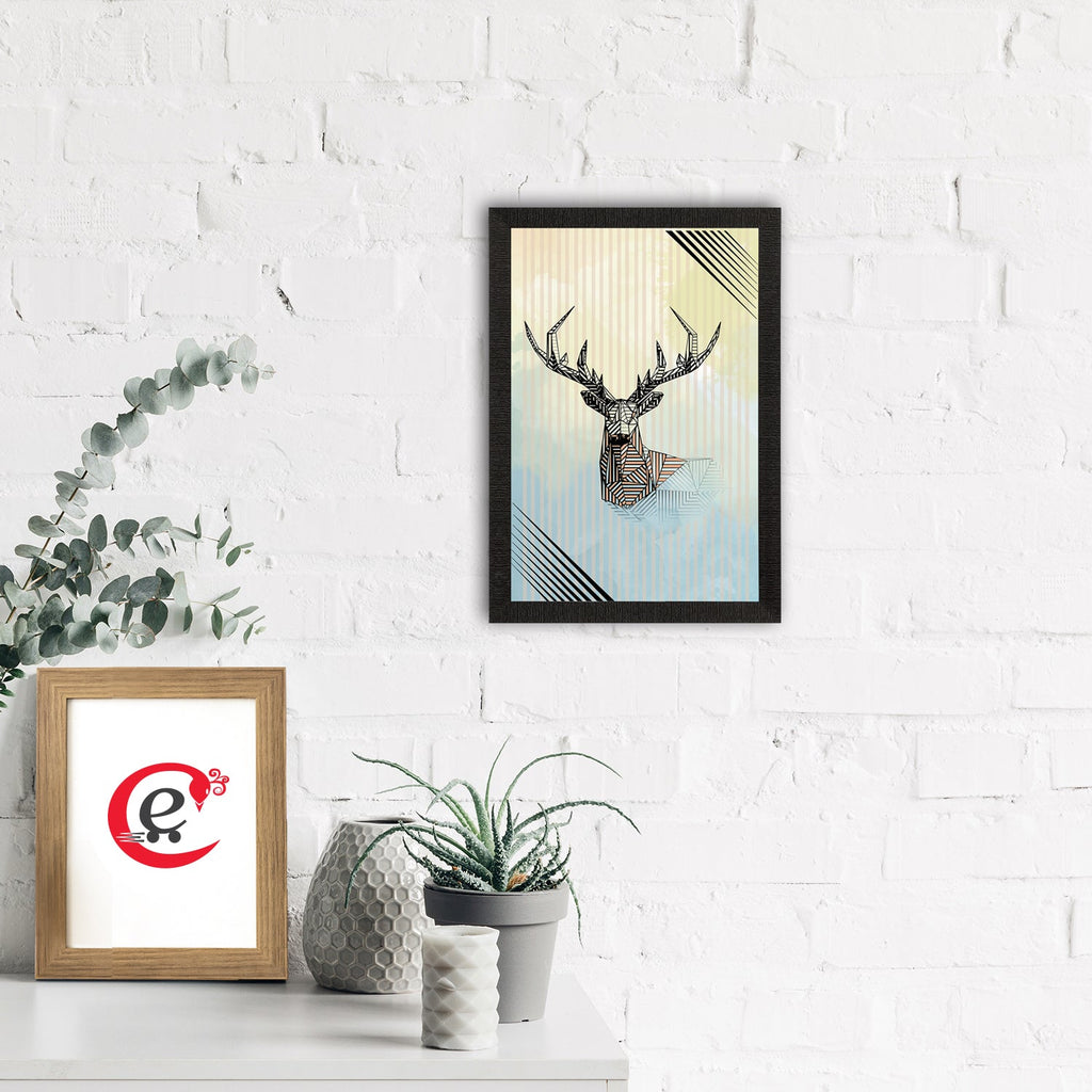 Reindeer Satin Matt Texture UV Art Painting Kafalo