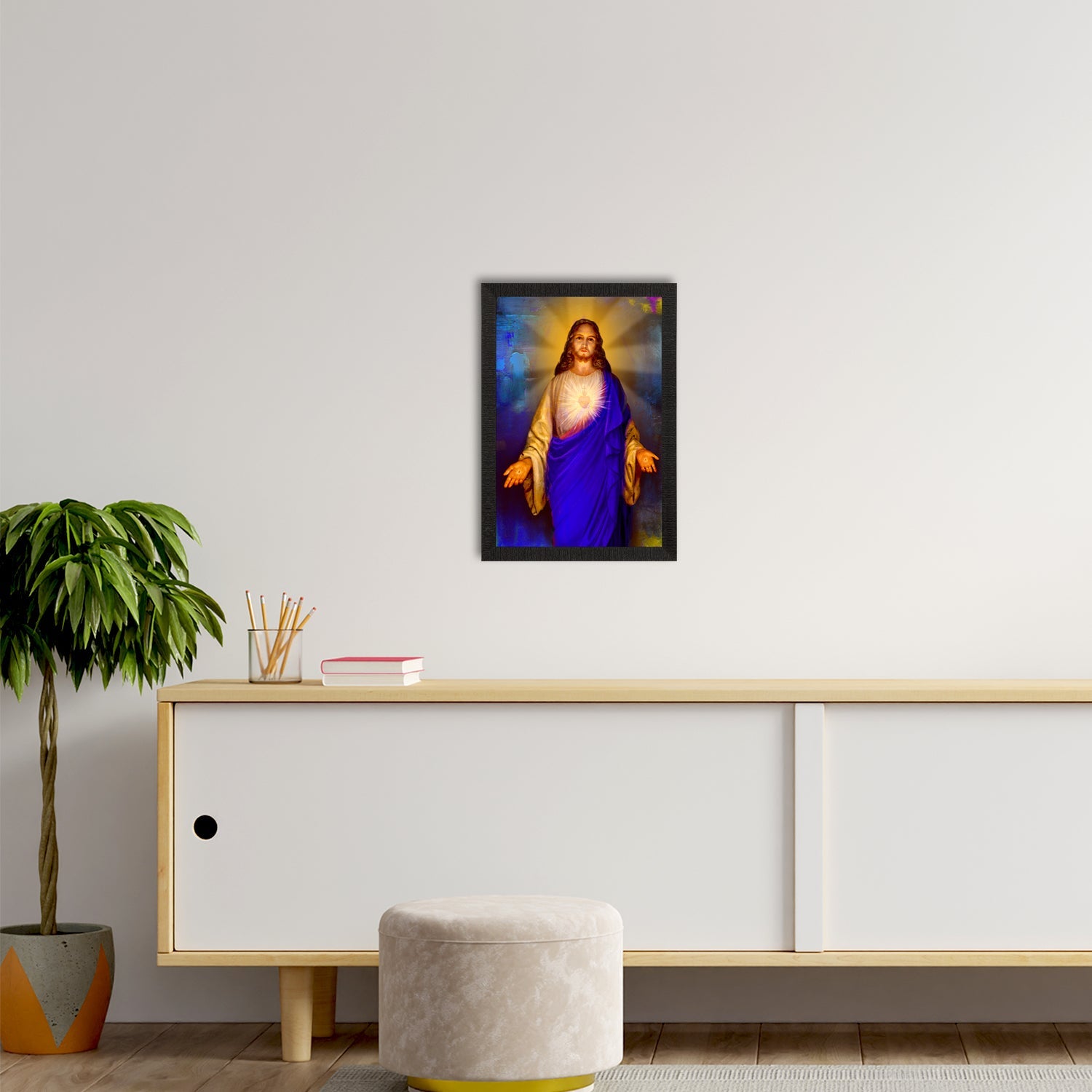 Jesus Christ Painting Digital Printed Religious Wall Art Kafalo