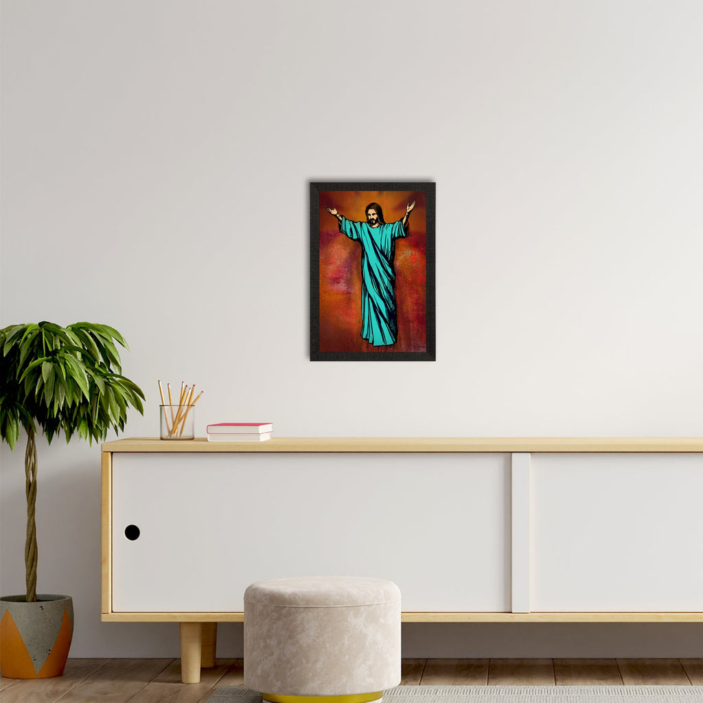 Jesus Christ Painting Digital Printed Religious Wall Art Kafalo