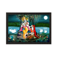 Lord Krishna Satin Matt Texture UV Art Painting Kafalo