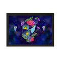 Lord Krishna Satin Matt Texture UV Art Painting Kafalo