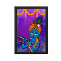 Lord Krishna Painting Digital Printed Religious Wall Art Kafalo