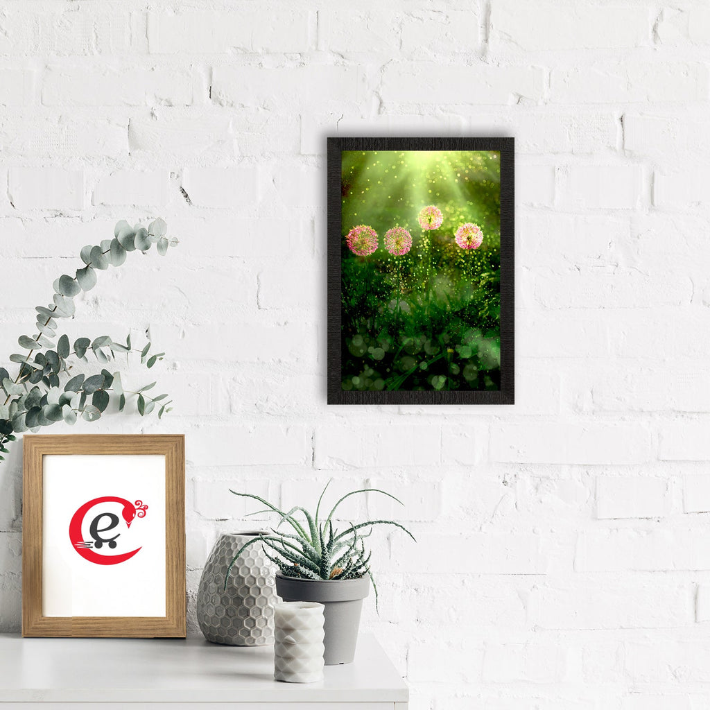 Colorful Flowers Satin Matt Texture UV Art Painting Kafalo