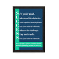 "Success" Motivational Quote Satin Matt Texture UV Art Painting Kafalo