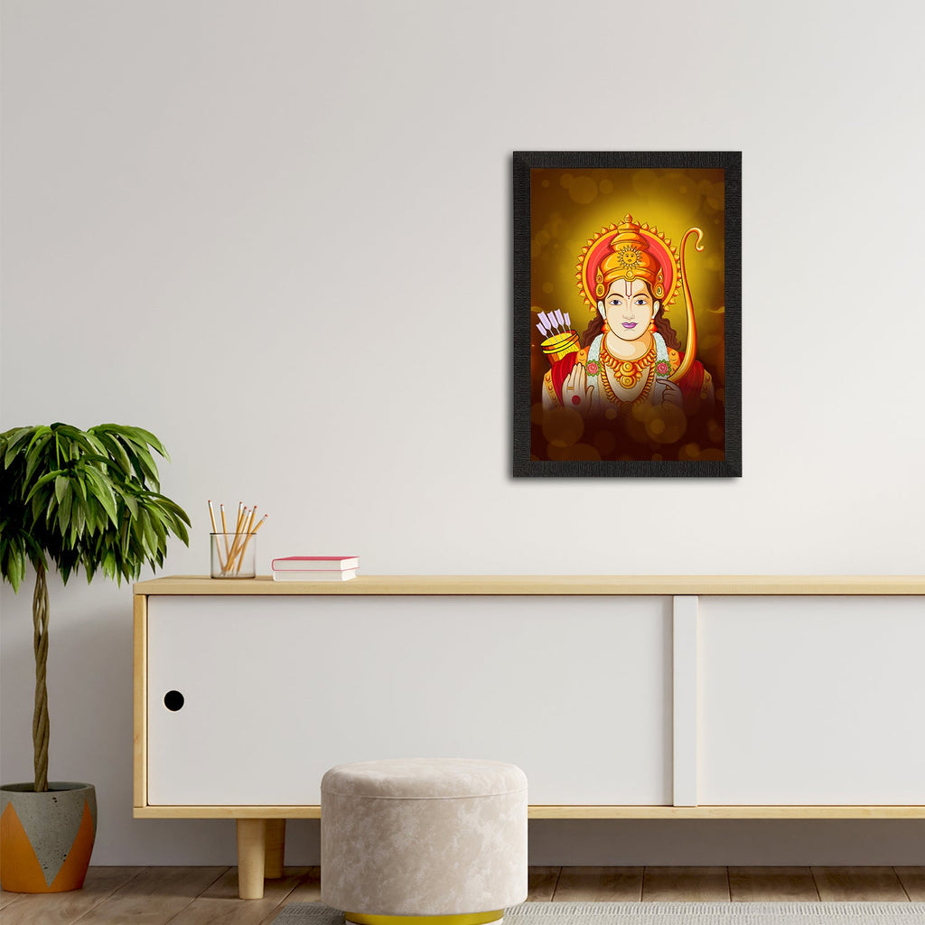 Lord Ram Painting Digital Printed Religious Wall Art Kafalo