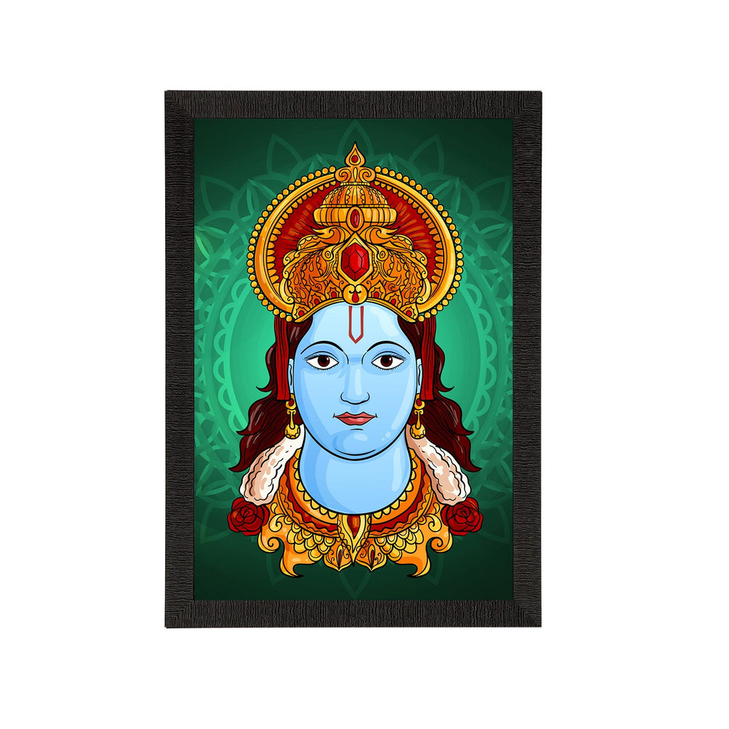 Lord Ram Painting Digital Printed Religious Wall Art Kafalo