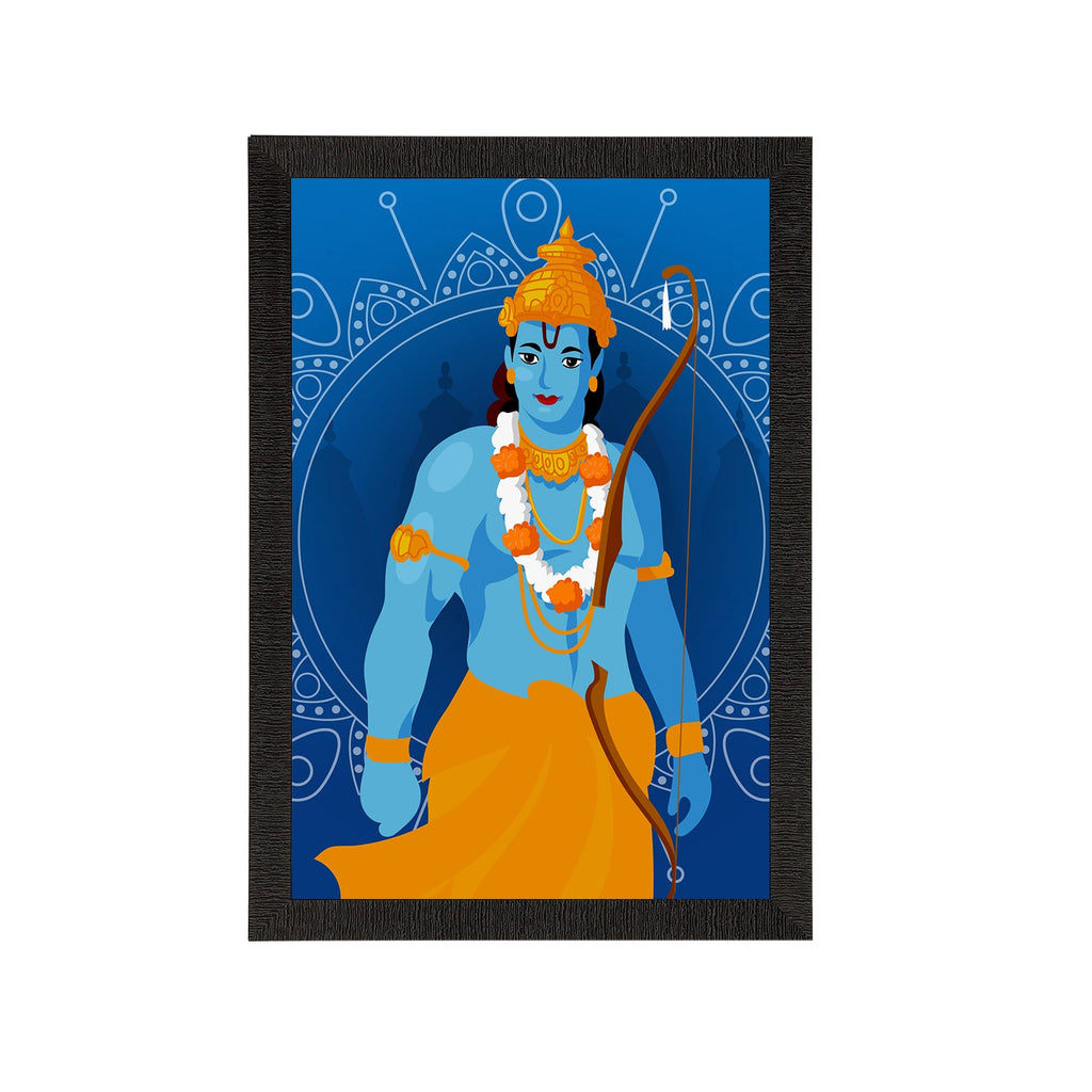 Lord Ram Painting Digital Printed Religious Wall Art Kafalo