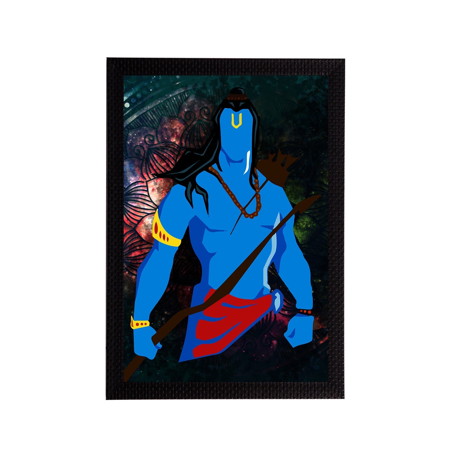 Lord Ram Painting Digital Printed Religious Wall Art Kafalo