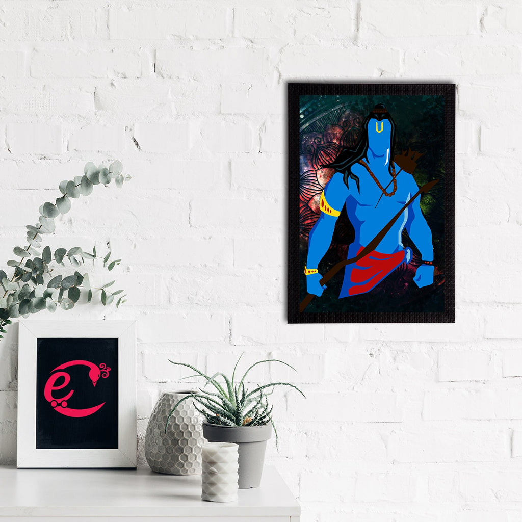 Lord Ram Painting Digital Printed Religious Wall Art Kafalo