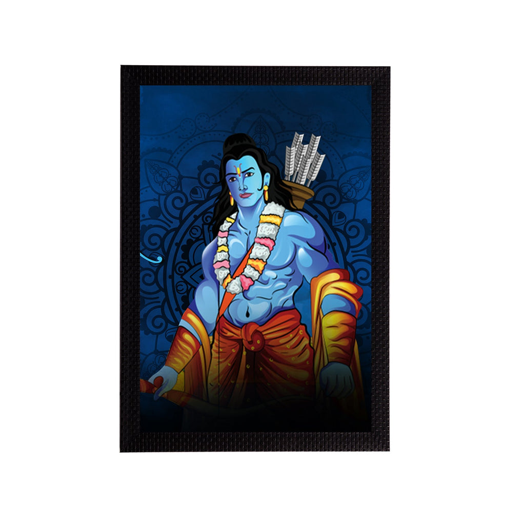 Lord Ram Painting Digital Printed Religious Wall Art Kafalo