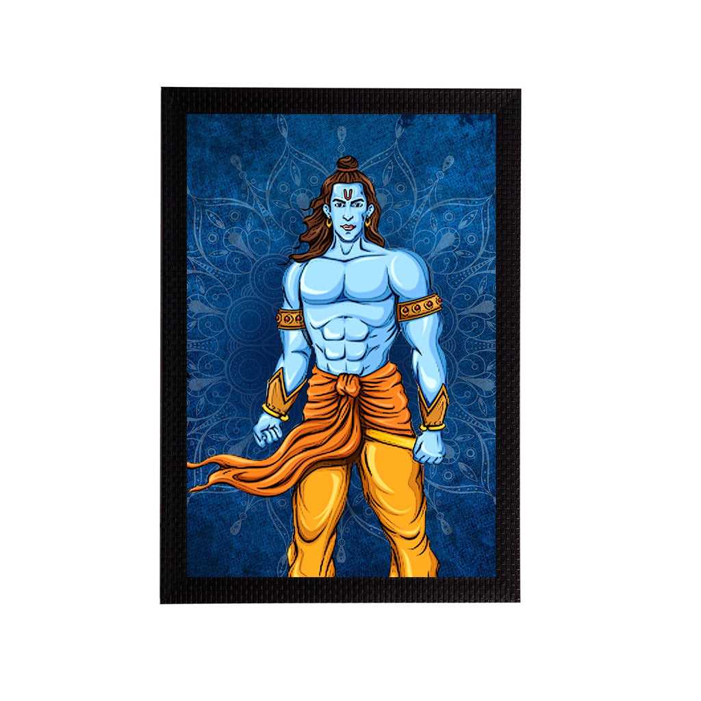 Lord Ram Painting Digital Printed Religious Wall Art Kafalo