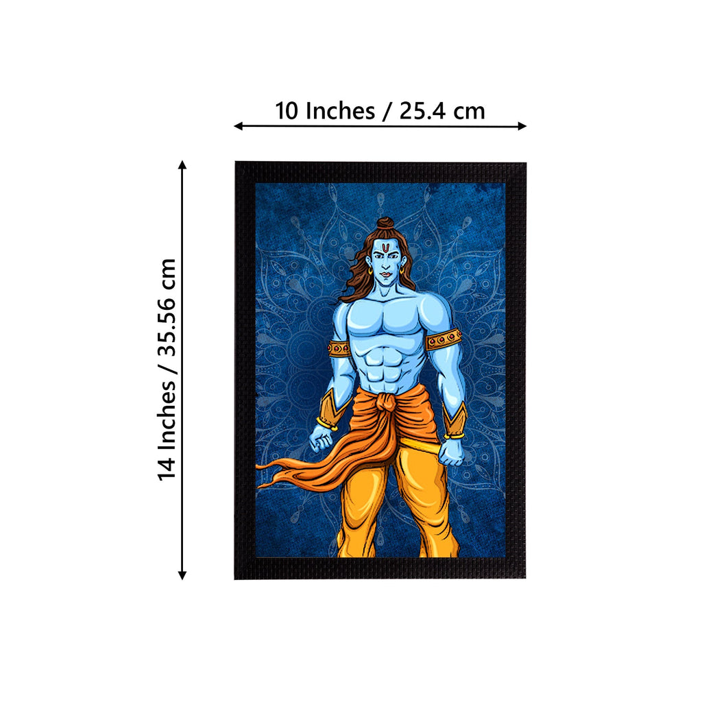 Lord Ram Painting Digital Printed Religious Wall Art Kafalo