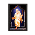Sai Baba Satin Matt Texture UV Art Painting Kafalo