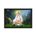 Sai Baba Satin Matt Texture UV Art Painting Kafalo