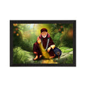 Sai Baba Satin Matt Texture UV Art Painting Kafalo
