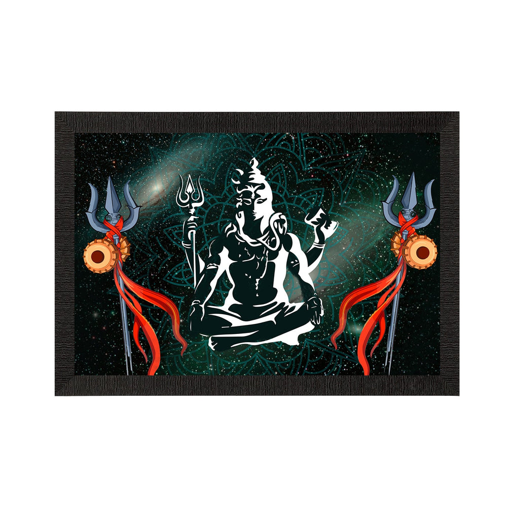 Lord Shiva Satin Matt Texture UV Art Painting Kafalo