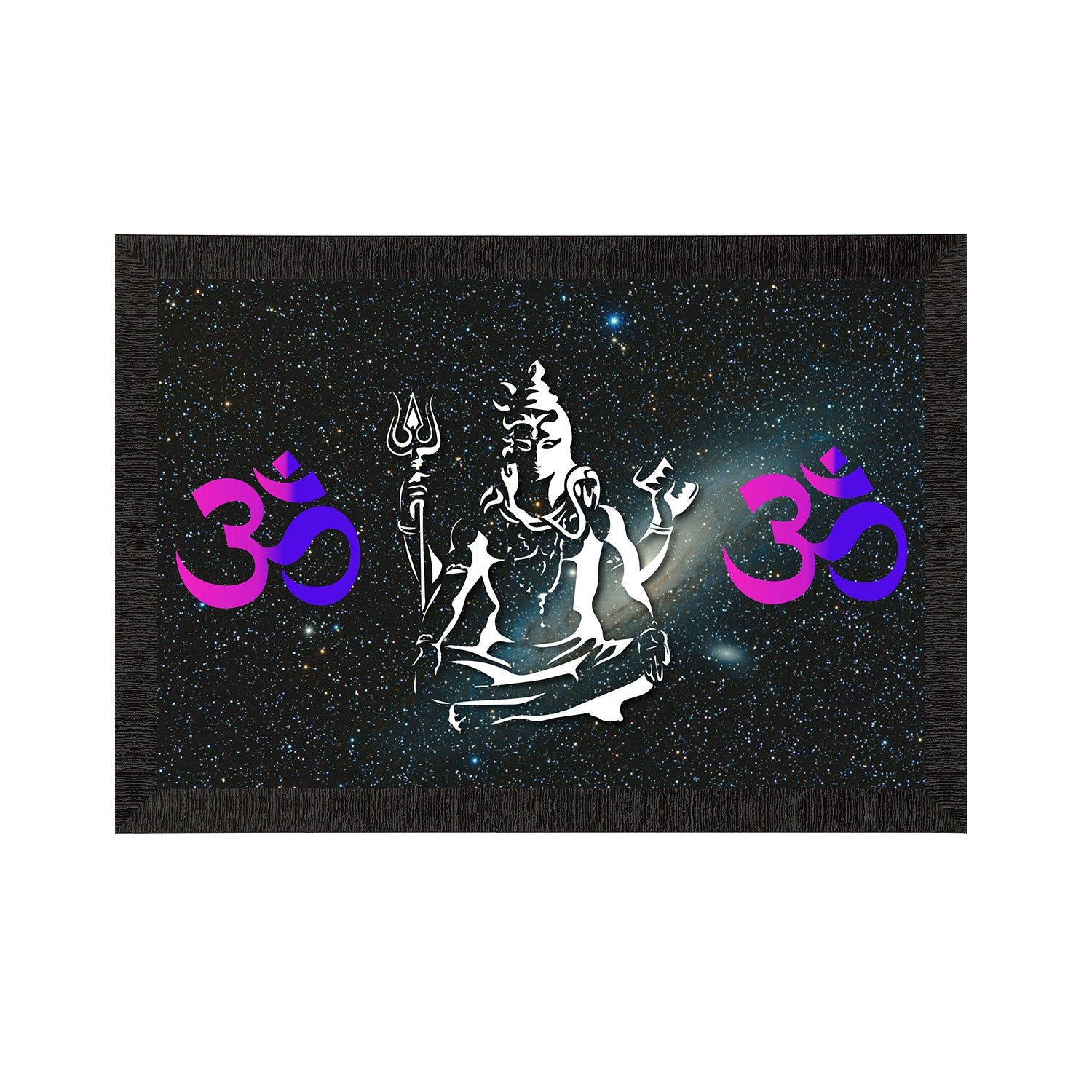 Lord Shiva Satin Matt Texture UV Art Painting Kafalo