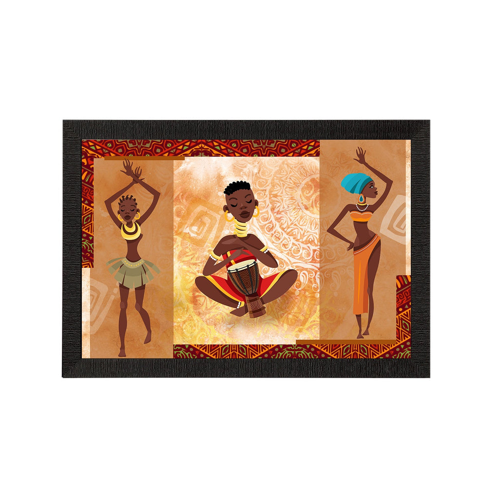 Tribal Theme Satin Matt Texture UV Art Painting Kafalo
