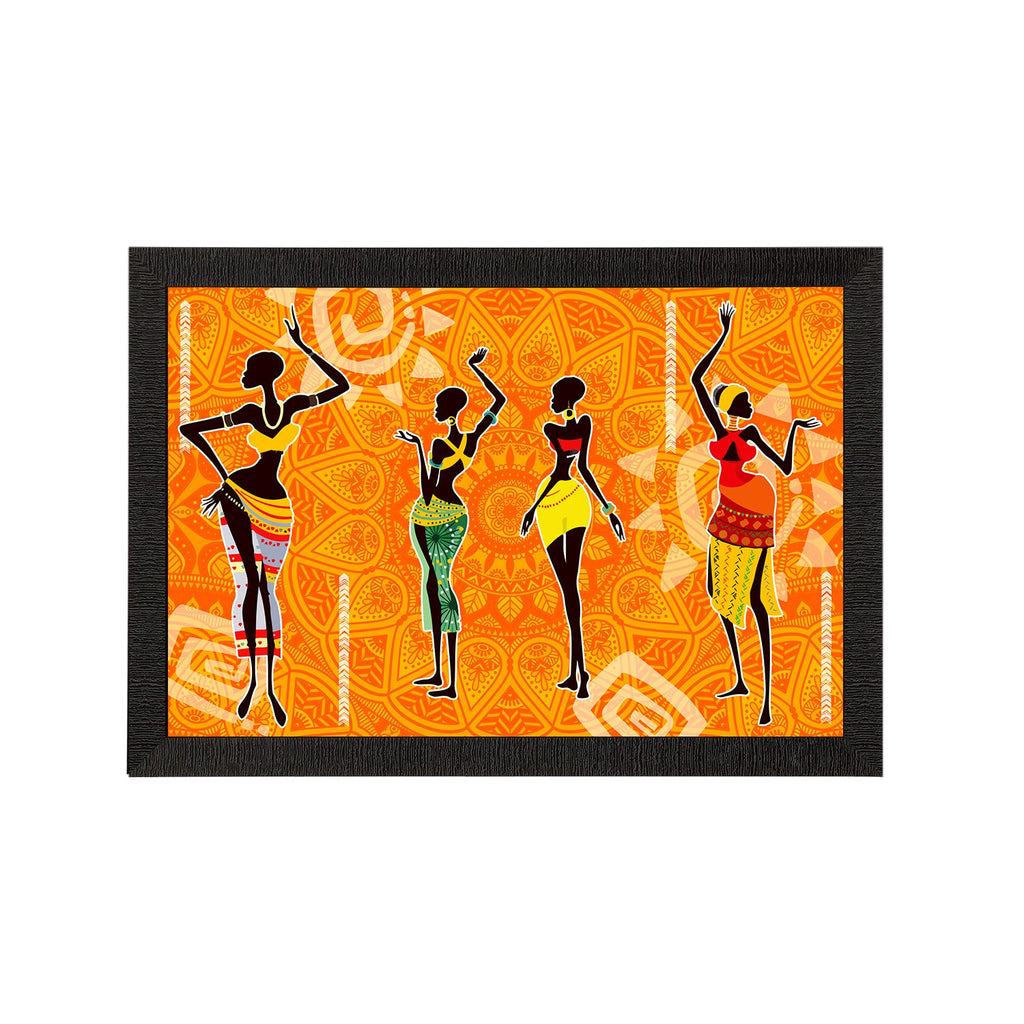 Tribal Theme Satin Matt Texture UV Art Painting Kafalo