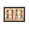Tribal Theme Satin Matt Texture UV Art Painting Kafalo