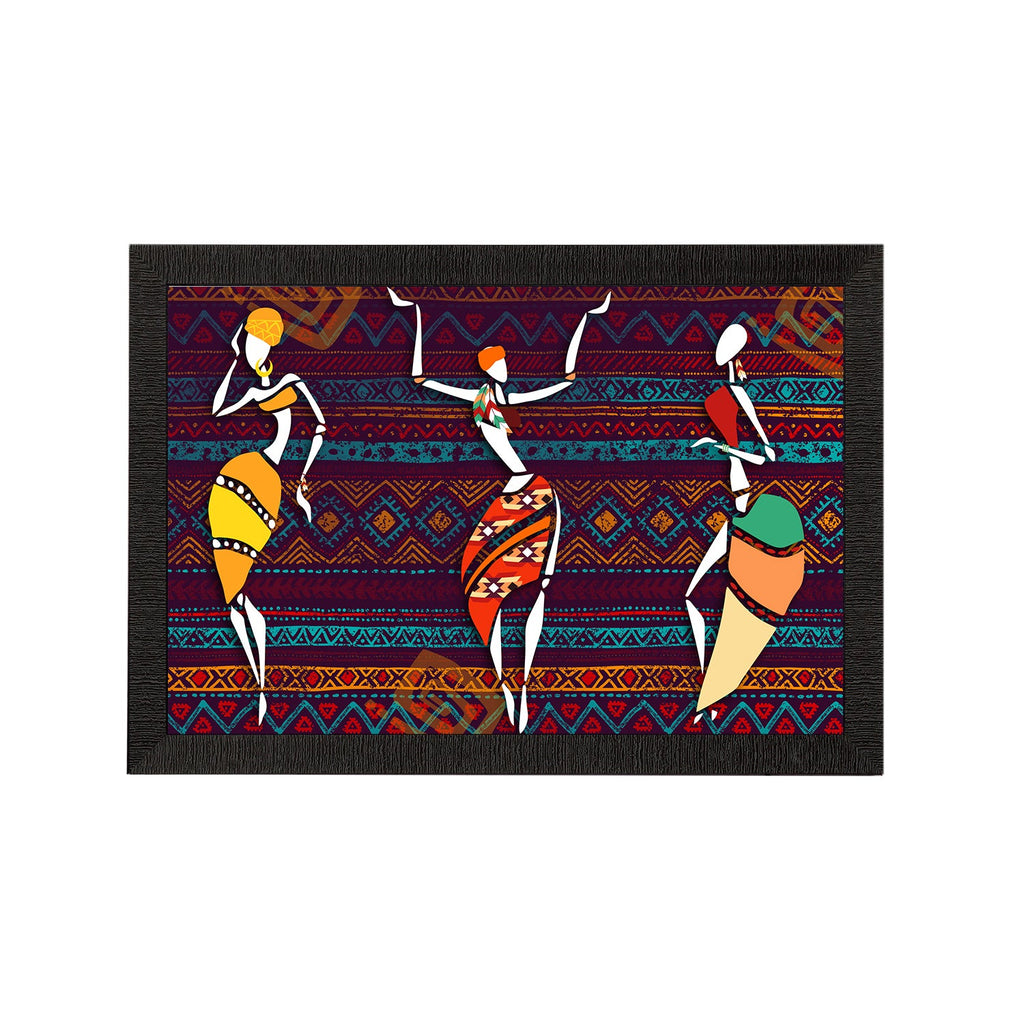 Tribal Theme Satin Matt Texture UV Art Painting Kafalo