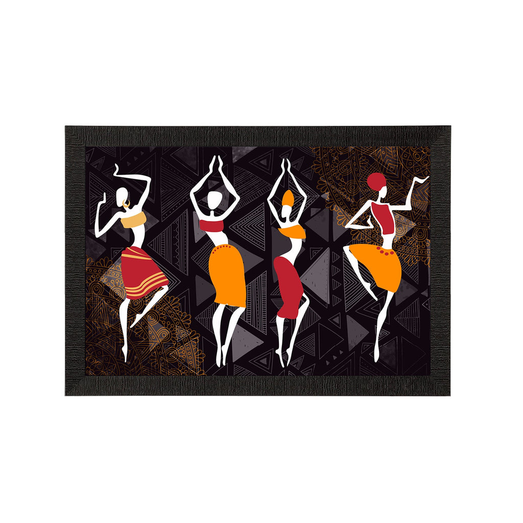 Tribal Theme Satin Matt Texture UV Art Painting Kafalo