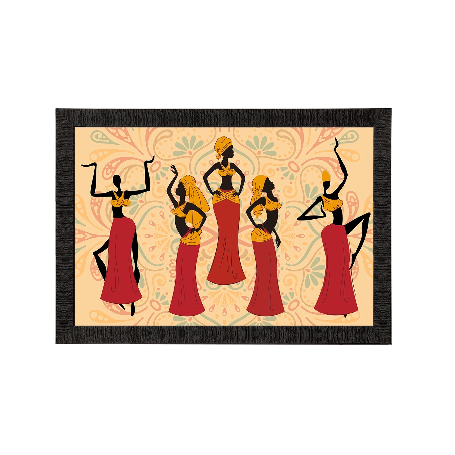 Tribal Theme Satin Matt Texture UV Art Painting Kafalo