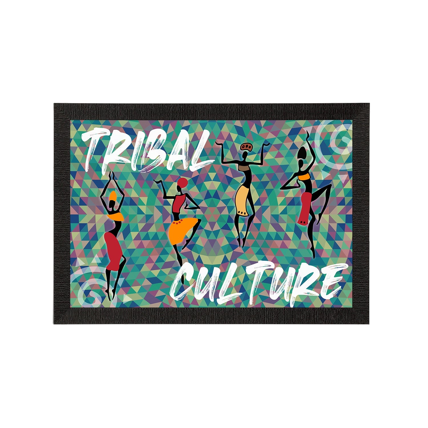 Tribal Theme Satin Matt Texture UV Art Painting Kafalo