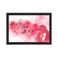 "All of me loves All of you" Love Theme Quote Satin Matt Texture UV Art Painting Kafalo