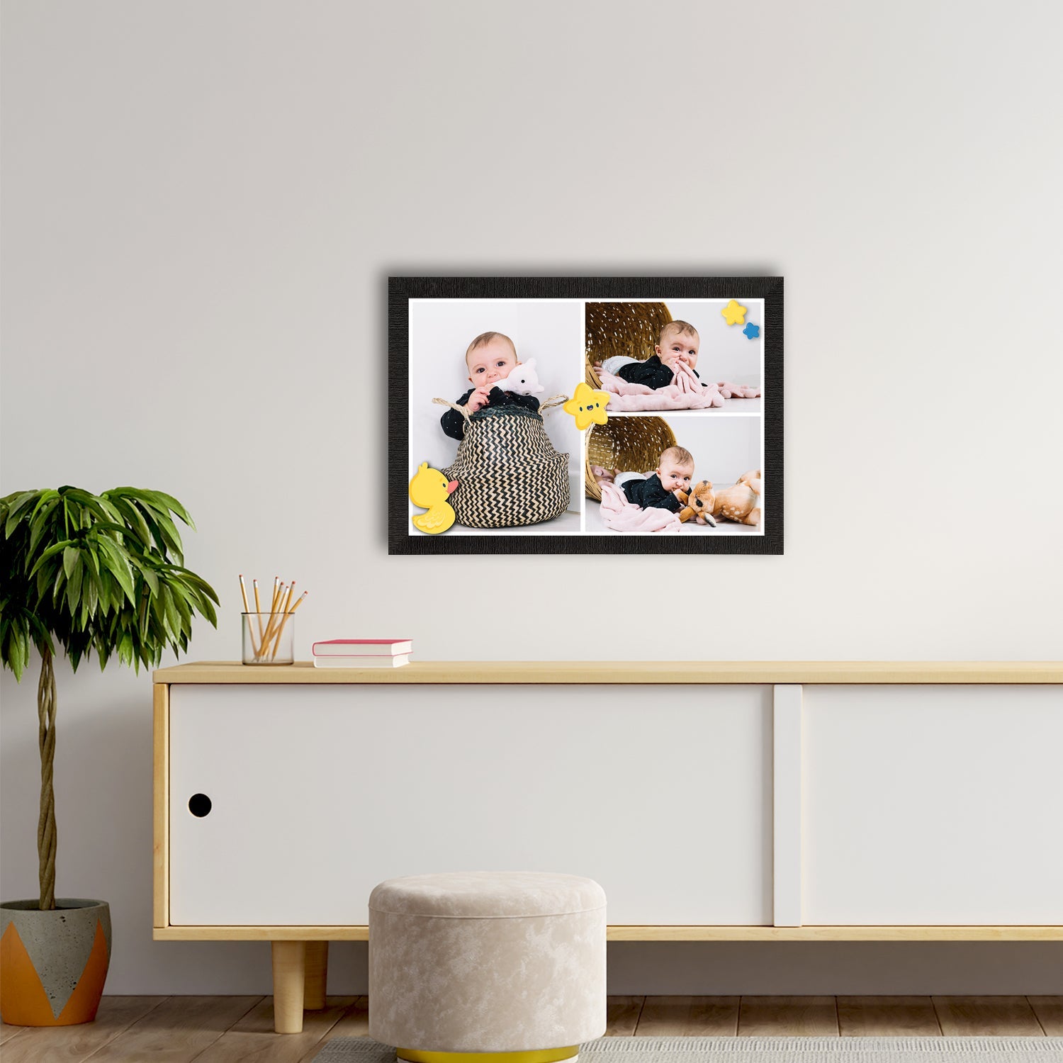 Cute Baby Painting Digital Printed Wall Art Kafalo