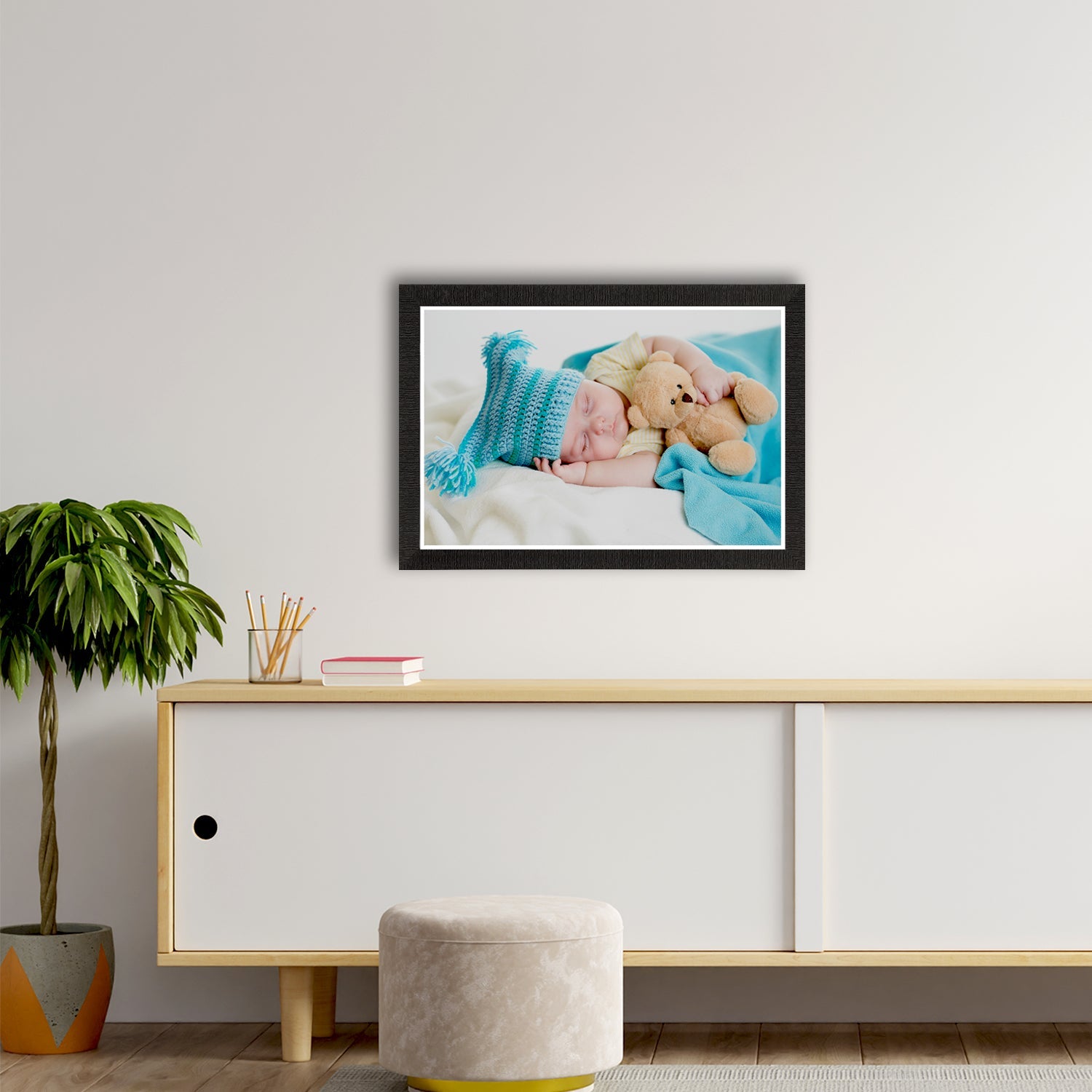 Cute Baby Painting Digital Printed Wall Art Kafalo