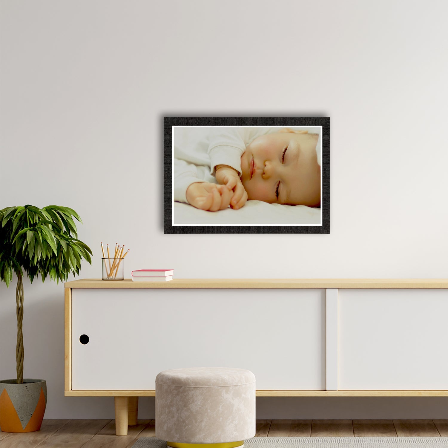 Cute Baby Painting Digital Printed Wall Art Kafalo