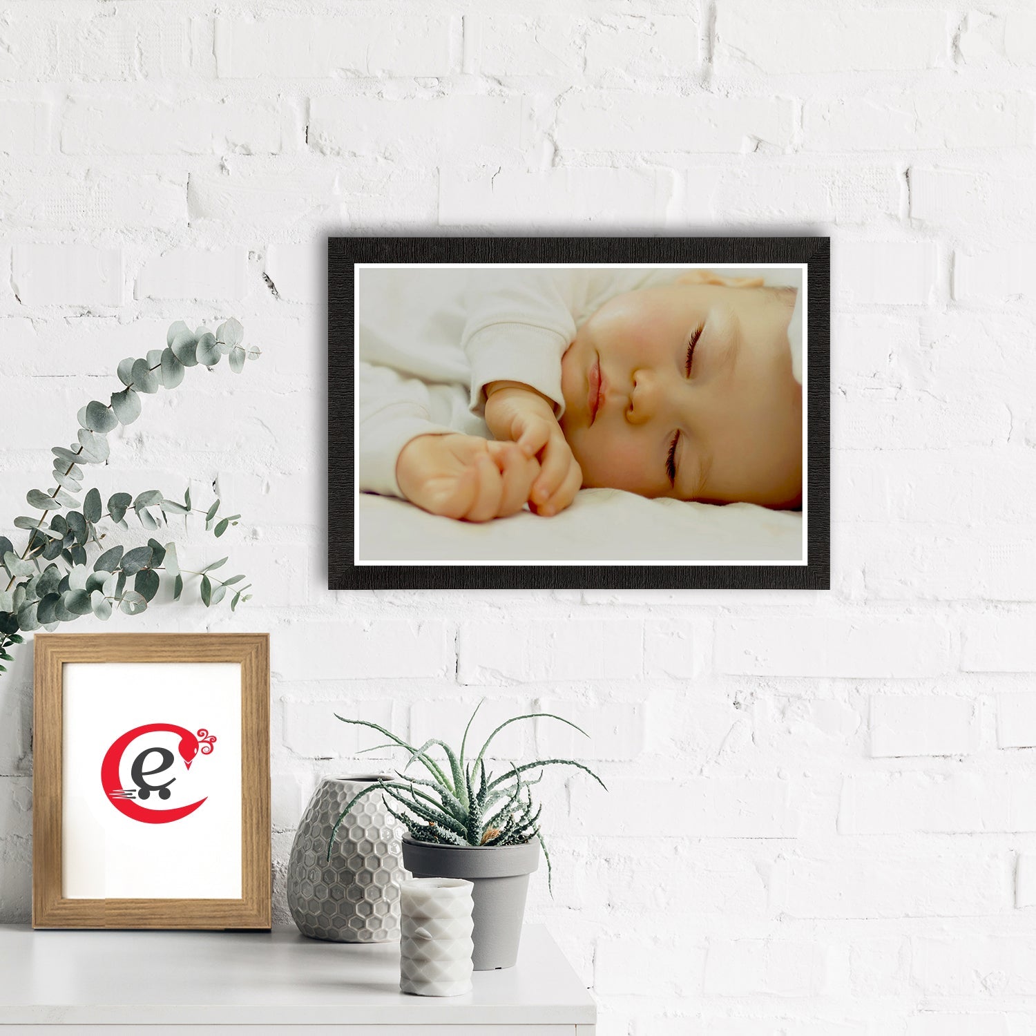 Cute Baby Painting Digital Printed Wall Art Kafalo