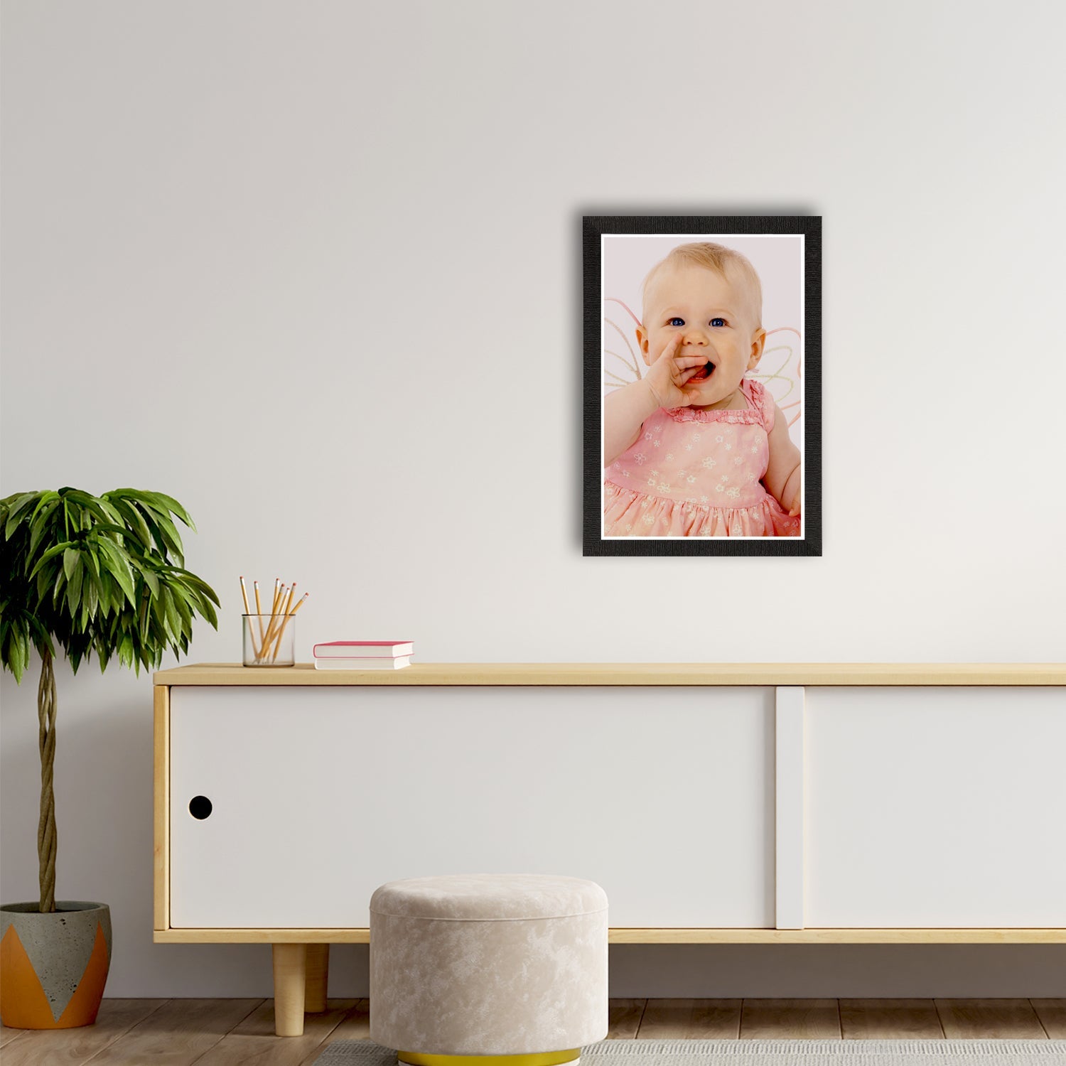 Cute Baby Painting Digital Printed Wall Art Kafalo