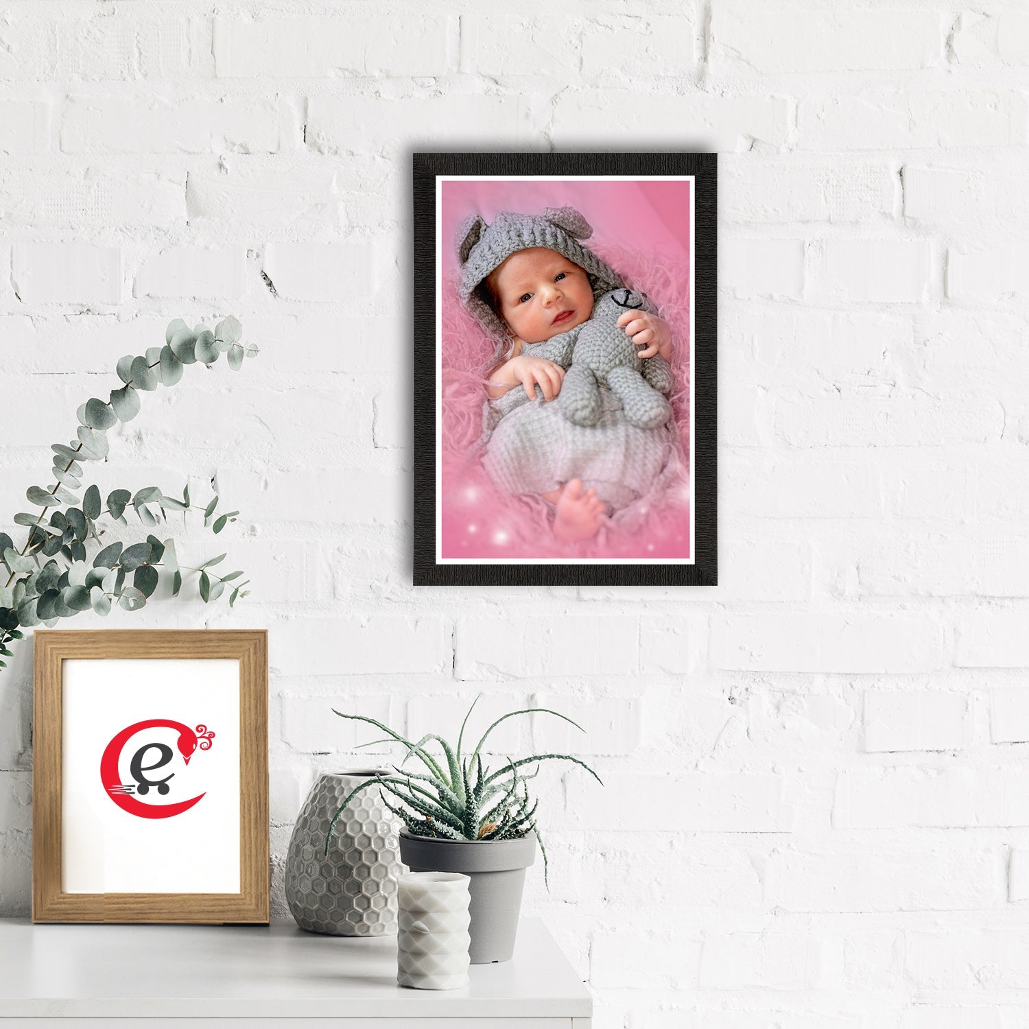 Cute Baby Painting Digital Printed Wall Art Kafalo