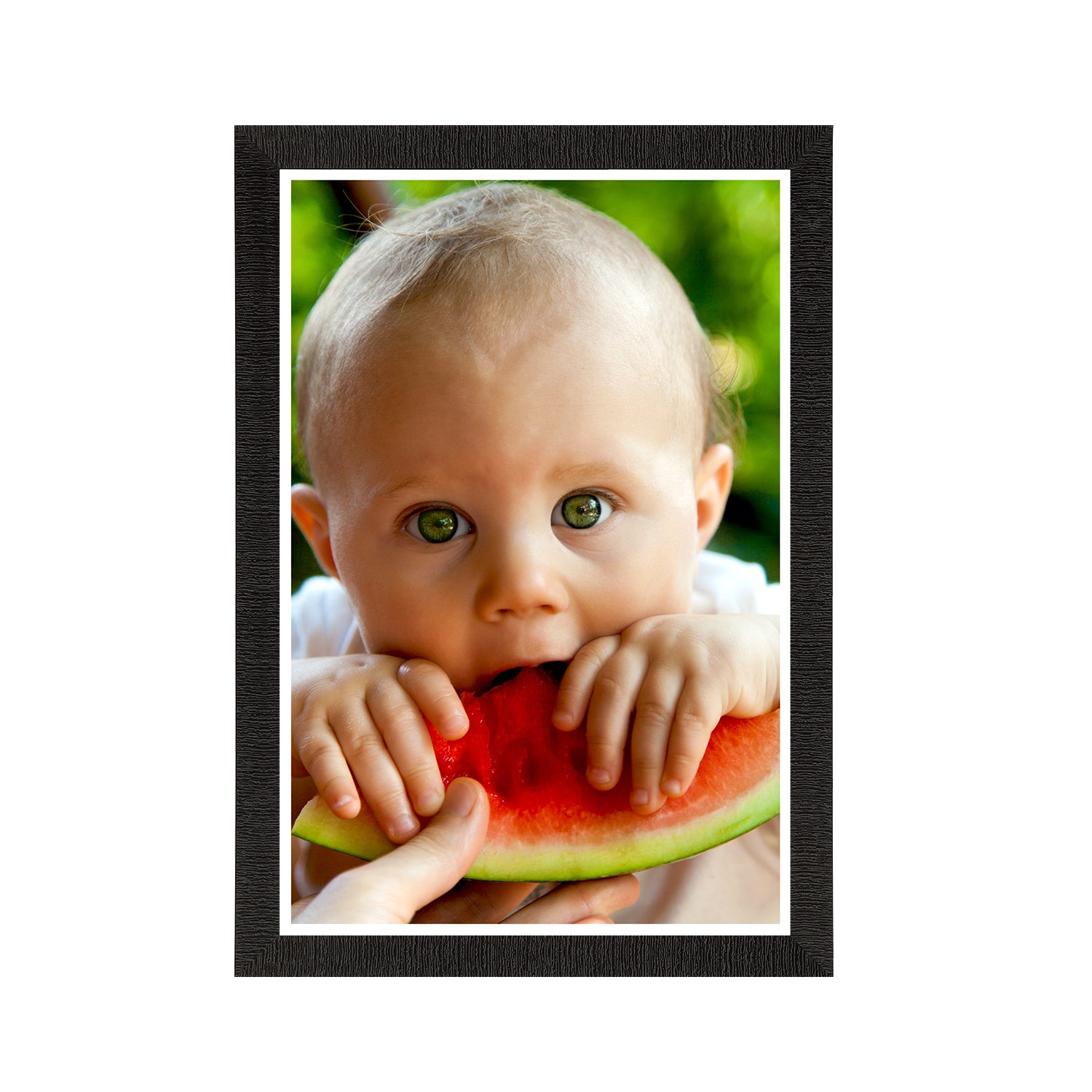 Cute Baby Eating Watermelon Painting Digital Printed Wall Art Kafalo