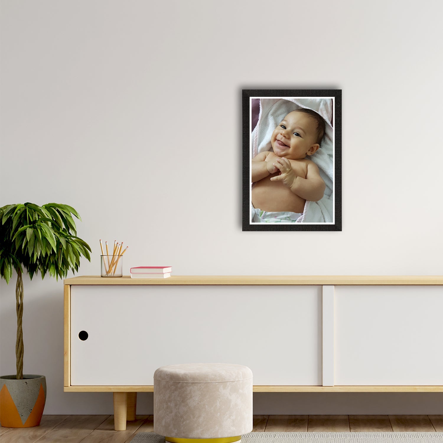 Cute Baby Painting Digital Printed Wall Art Kafalo
