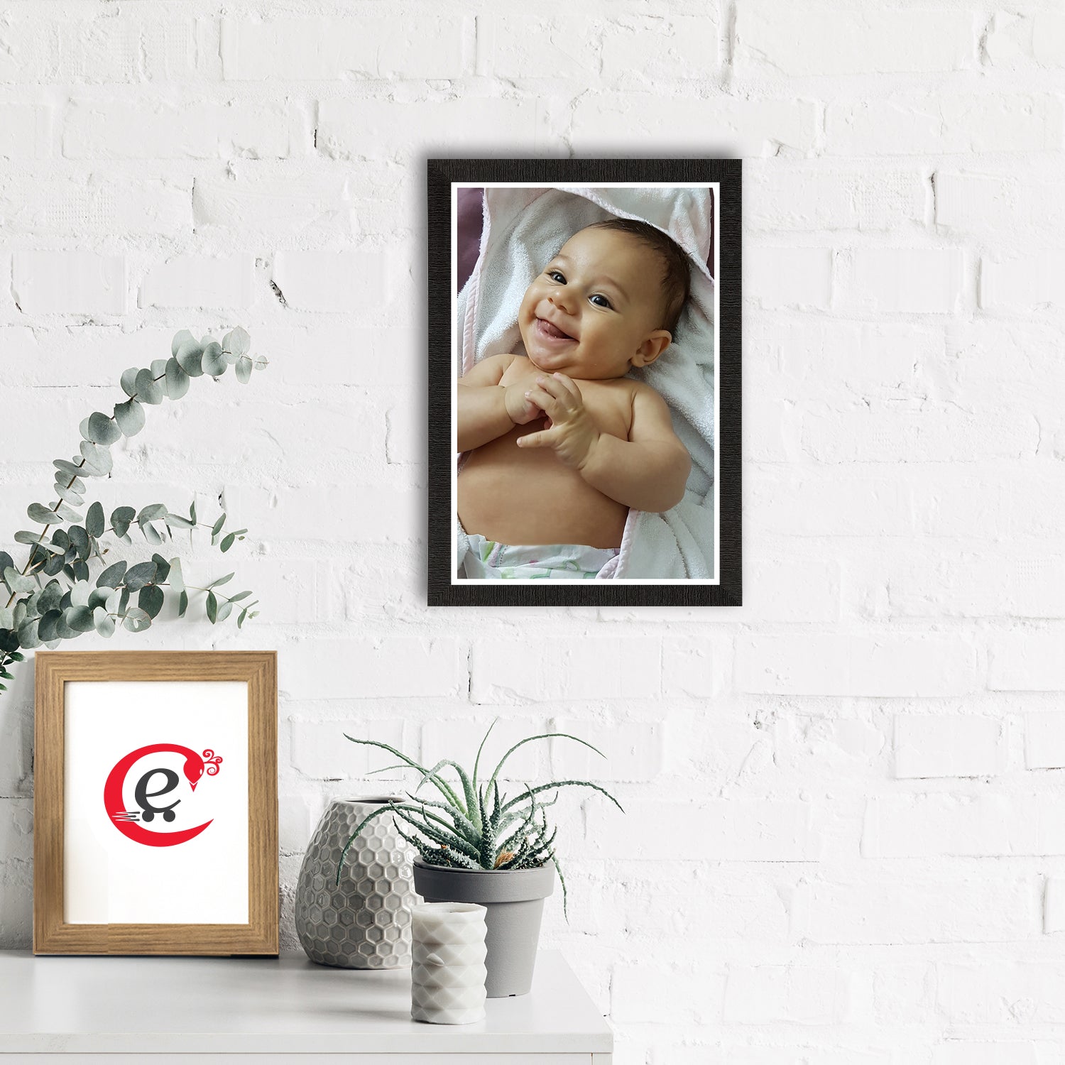 Cute Baby Painting Digital Printed Wall Art Kafalo