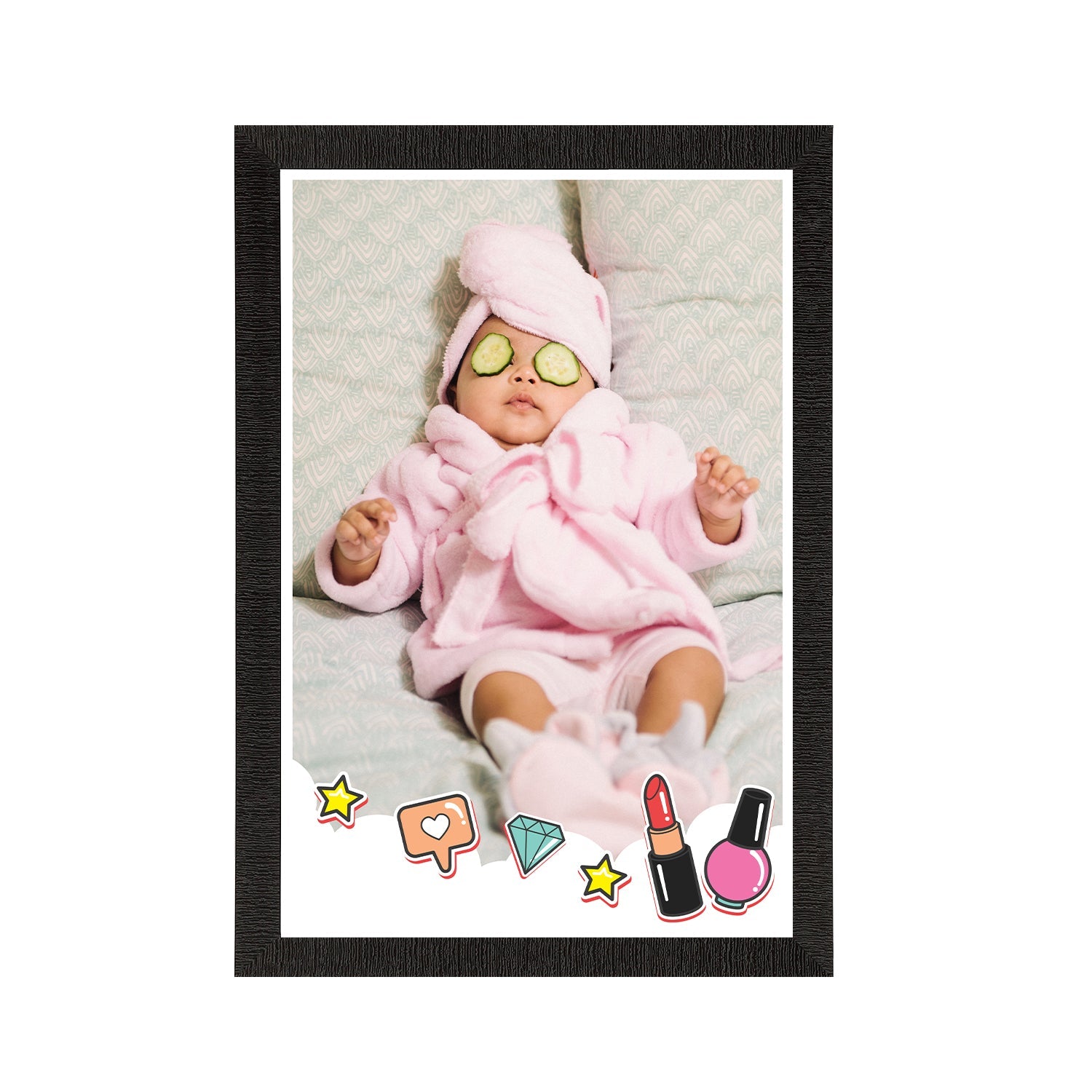 Cute Baby Painting Digital Printed Wall Art Kafalo