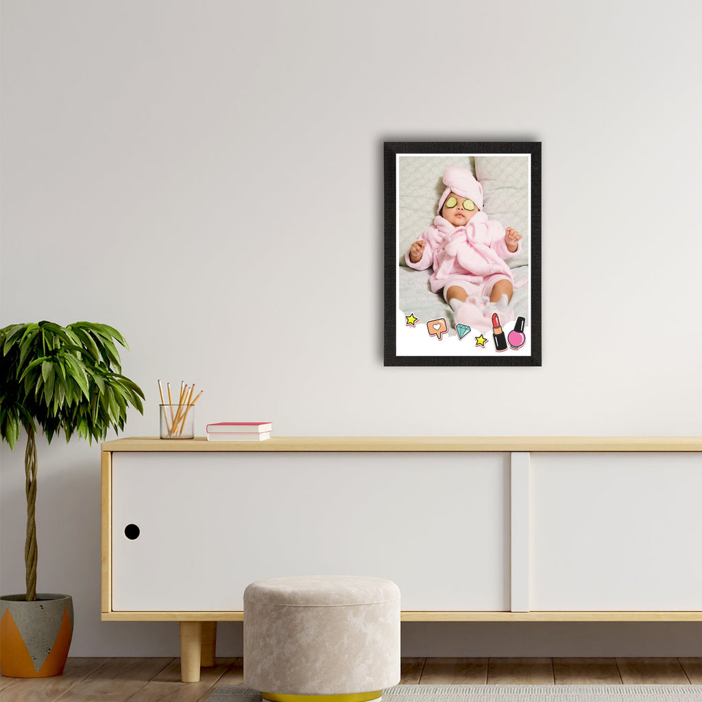 Cute Baby Painting Digital Printed Wall Art Kafalo