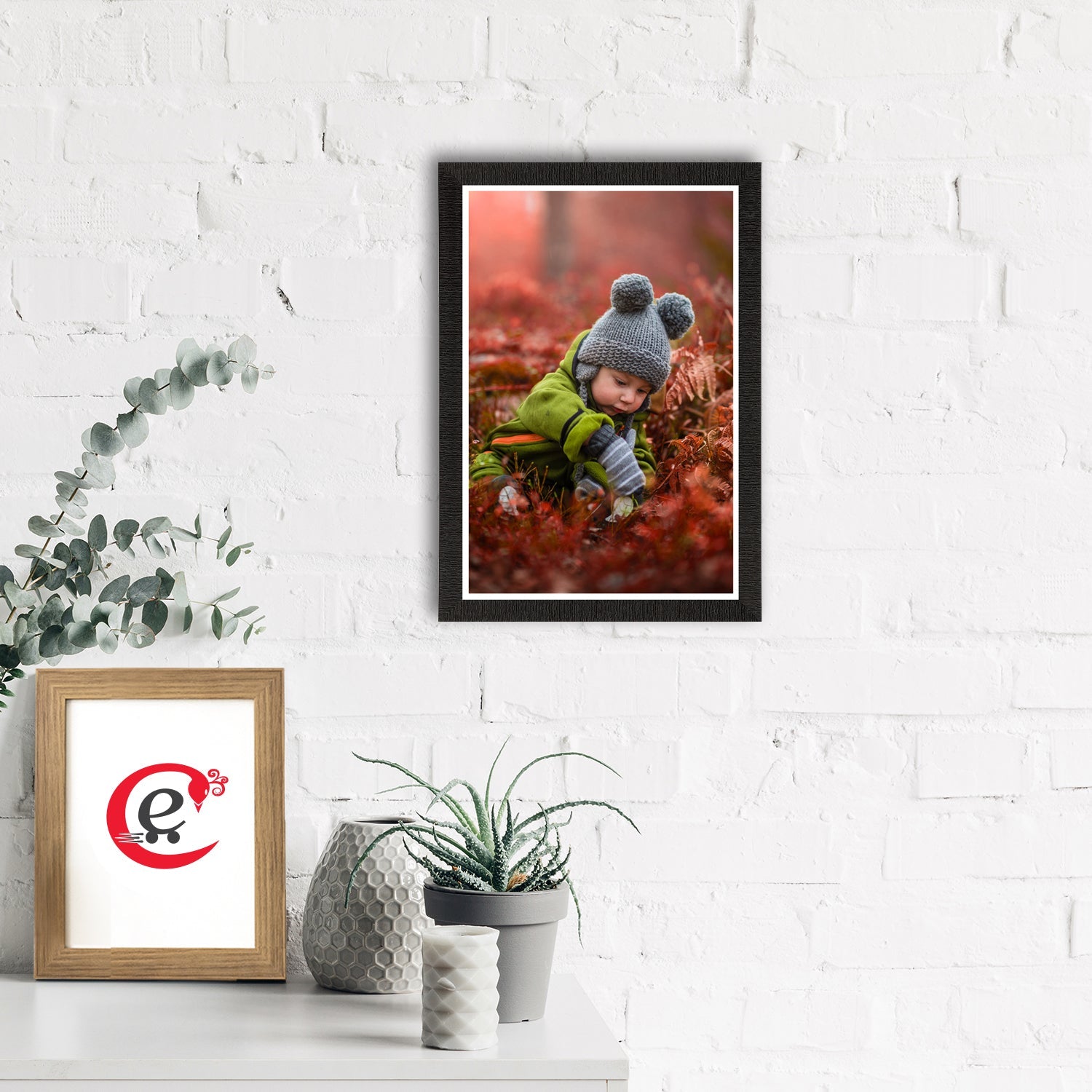 Cute Baby Painting Digital Printed Wall Art Kafalo