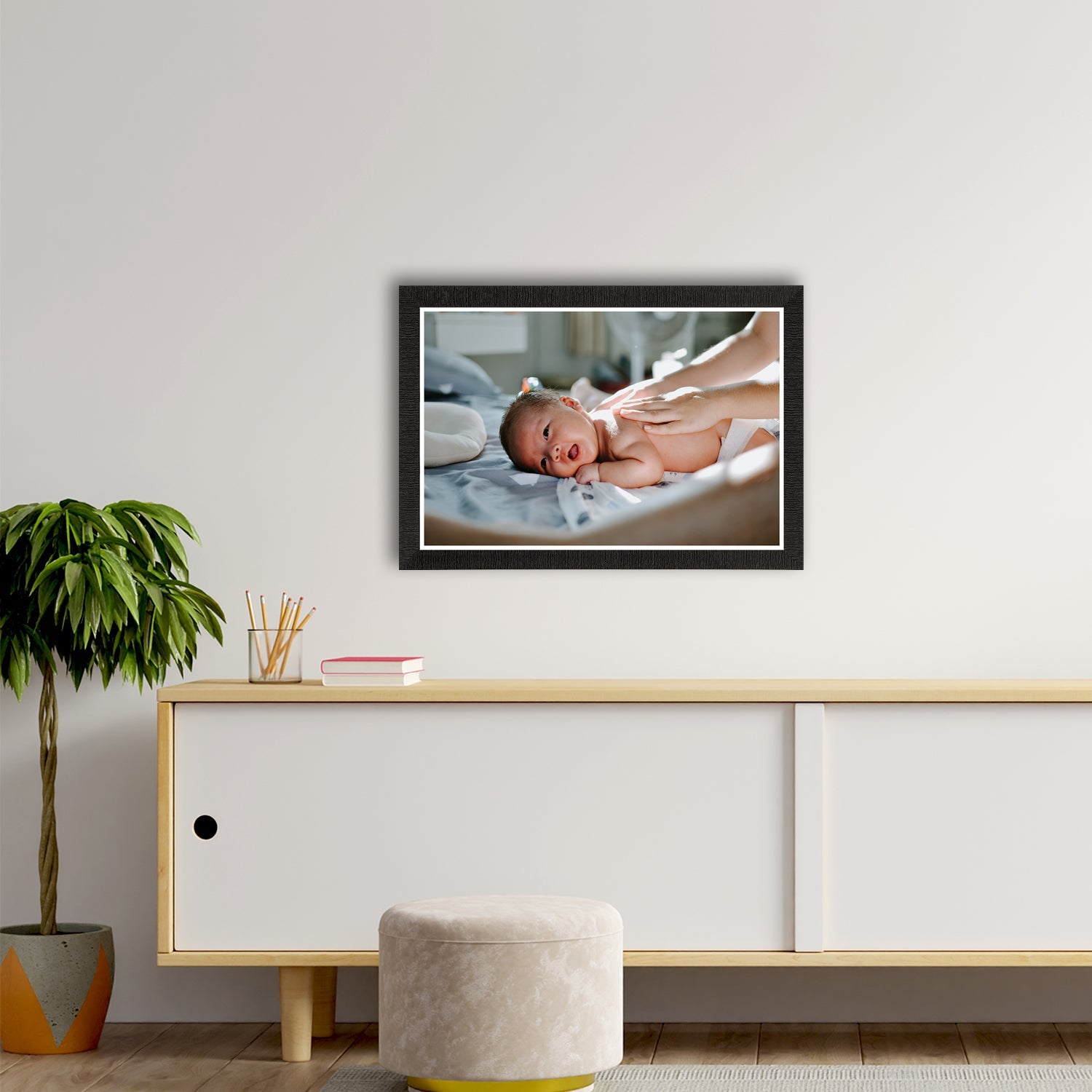 Cute Baby Painting Digital Printed Wall Art Kafalo