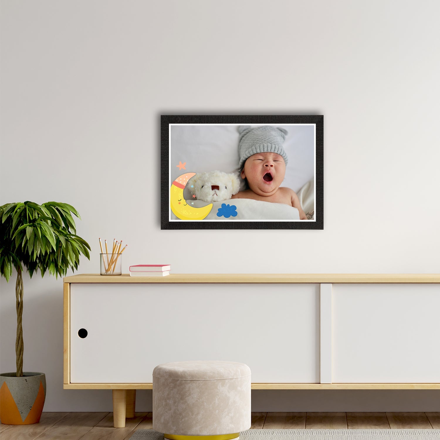 Cute Baby Painting Digital Printed Wall Art Kafalo