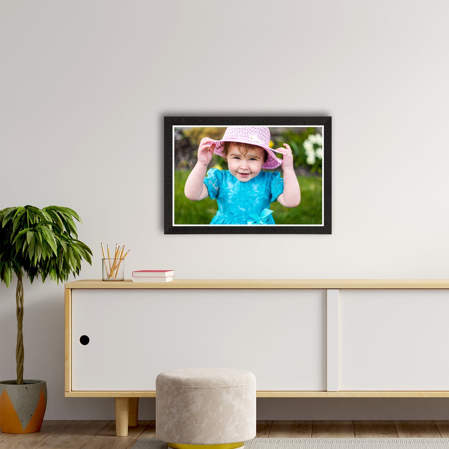 Cute Baby Painting Digital Printed Wall Art Kafalo