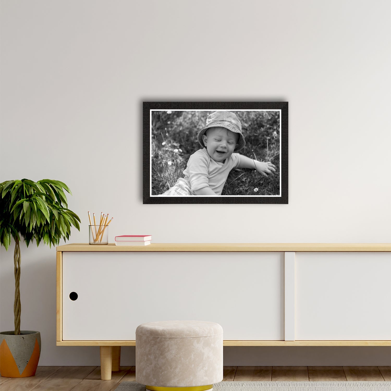 Cute Baby Painting Digital Printed Wall Art Kafalo
