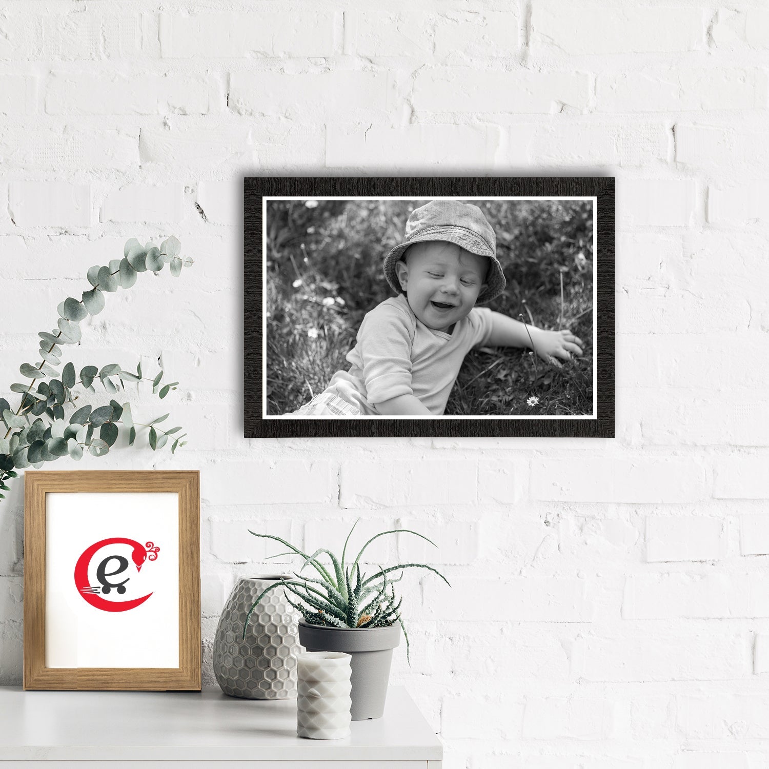 Cute Baby Painting Digital Printed Wall Art Kafalo