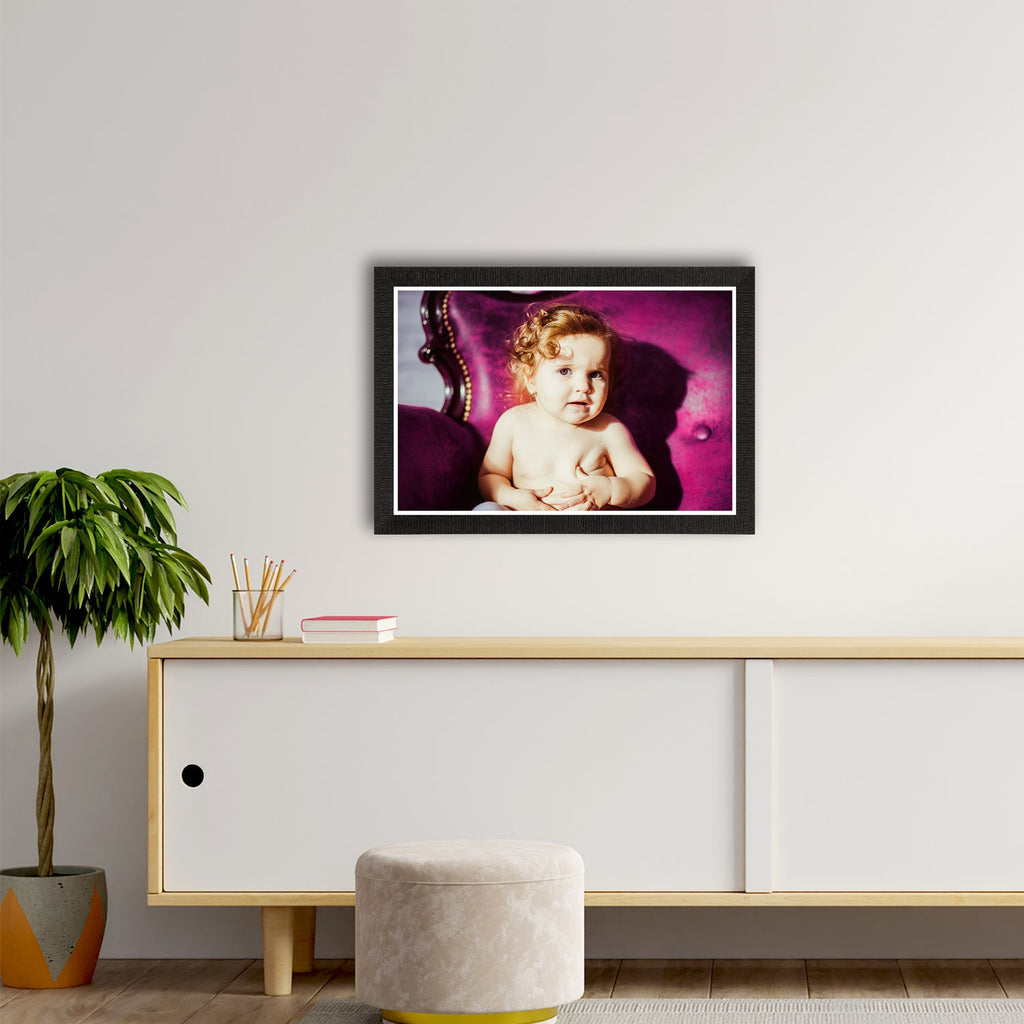 Cute Baby Painting Digital Printed Wall Art Kafalo