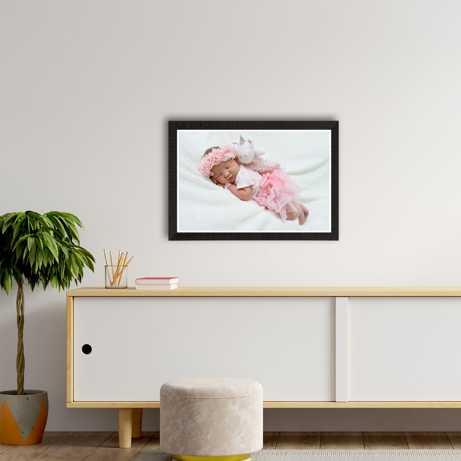 Cute Baby Painting Digital Printed Wall Art Kafalo
